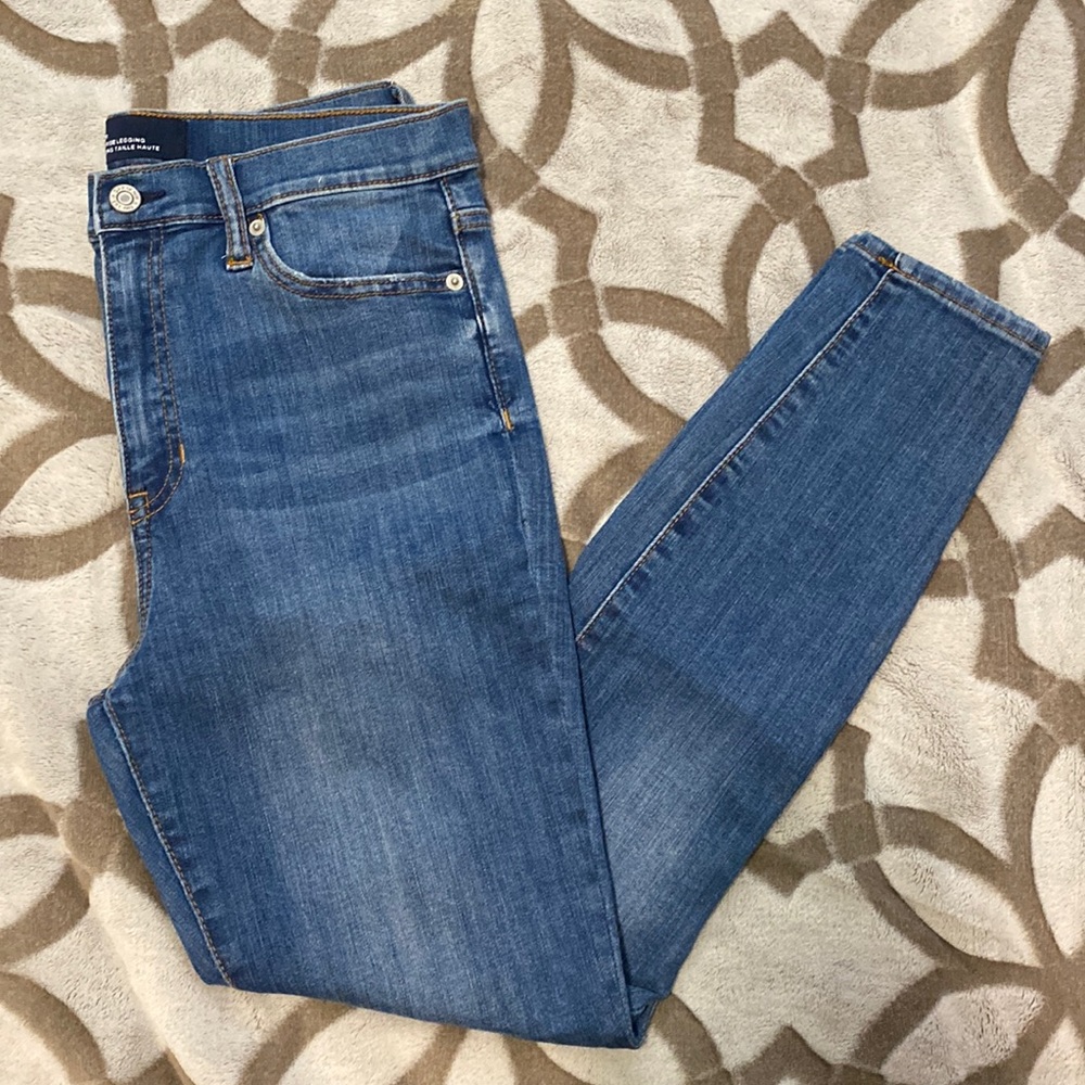 High rise jeggings